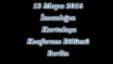 2016 Berlin "İnsanlığın Kurtuluşu" Konferans Bölümü
