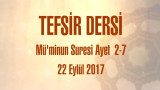 Mü'minun Suresi Ayet 2-7