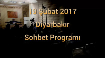 2017 Diyarbakır Sohbet Programı