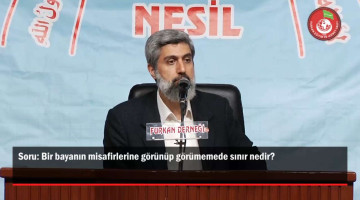 Bir bayanın misafirlerine görünüp görünmemede sınırı nedir?