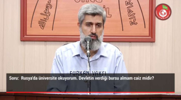 Rusya'da üniversite okuyorum. Devletin verdiği bursu almam caiz midir?