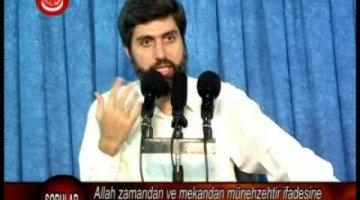 Allah zamandan ve mekândan münezzehtir ifadesine bazı hadisleri delil getirerek karşı çıkıyorlar.