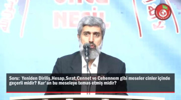Yeniden diriliş, hesap, sırat, cennet ve cehennem gibi meseleler cinler için de geçerli midir? Kur'an bu meseleye temas etmiş midir?